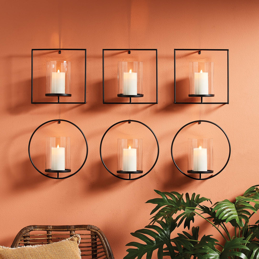 Grafton Square Wall Candleholder