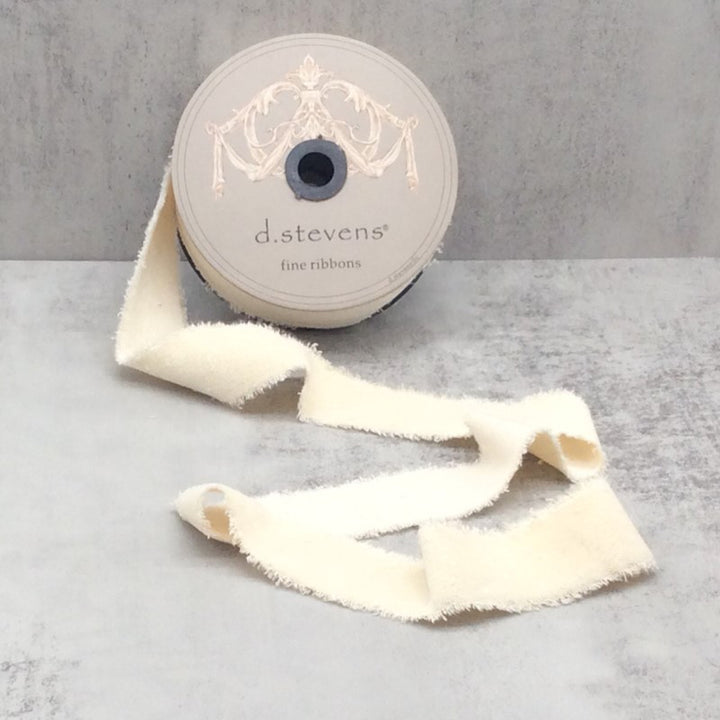 Ivory Velvet Ribbon