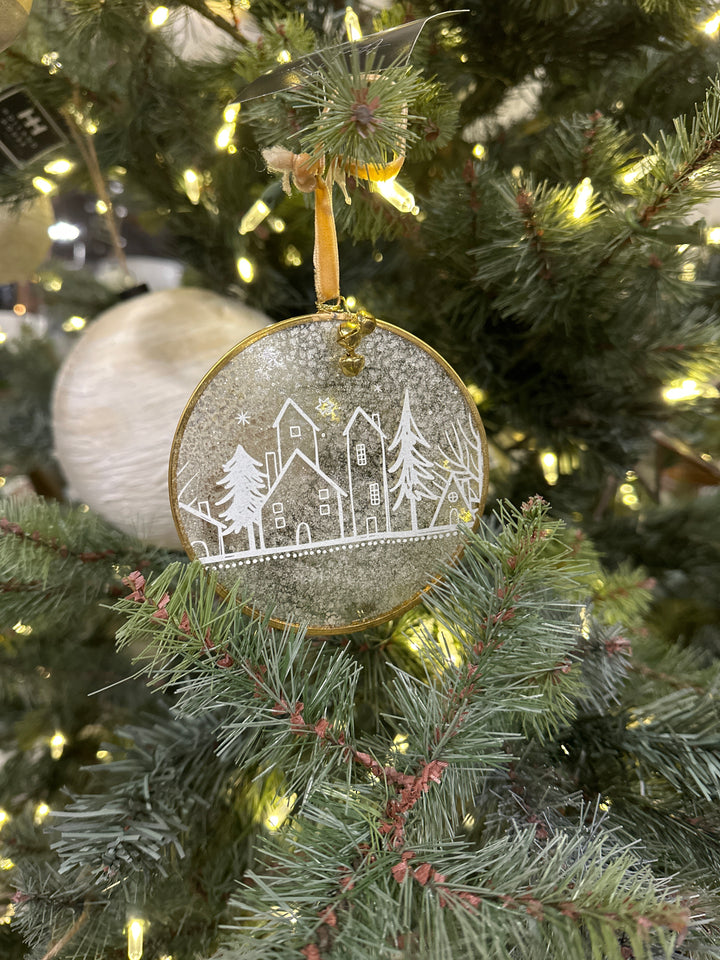 WINTER SCENE ORNAMENT