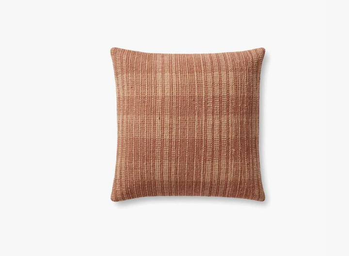Penelope Terracotta 18x18 Throw Pillow