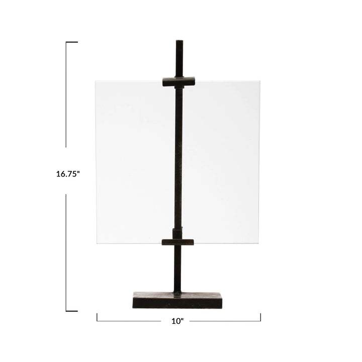 Floating Photo Frame with Metal Stand