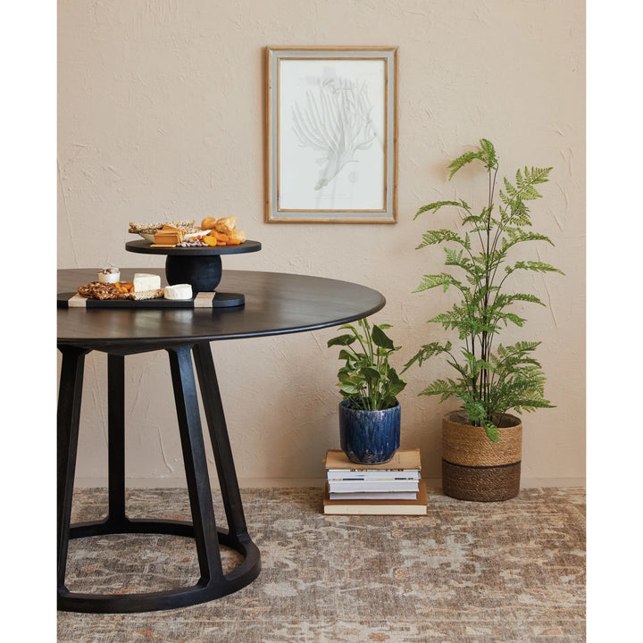 Mango Wood Table, Black